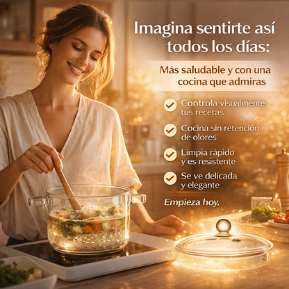 PureGlass™ – Olla de Vidrio Premium