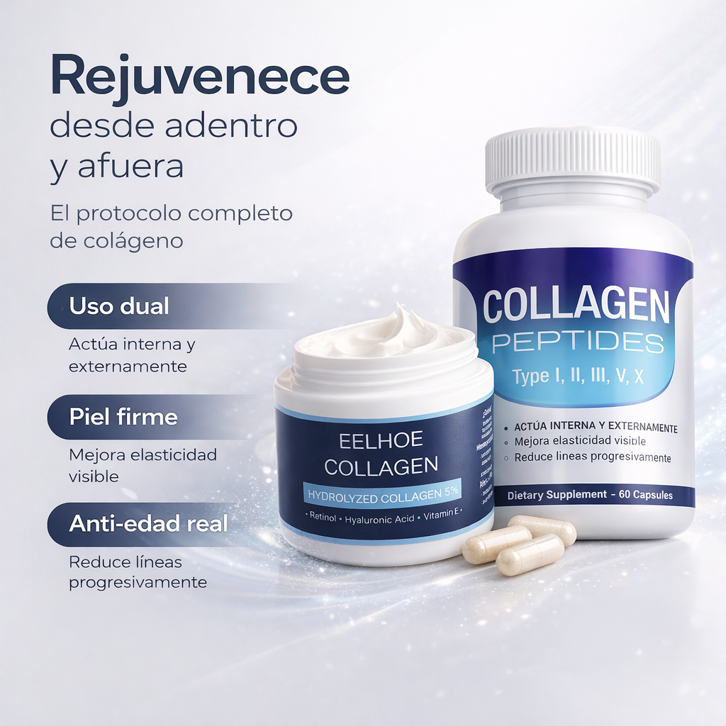 PIEL FIRME + ENERGIA . Sistema colágeno para hombres