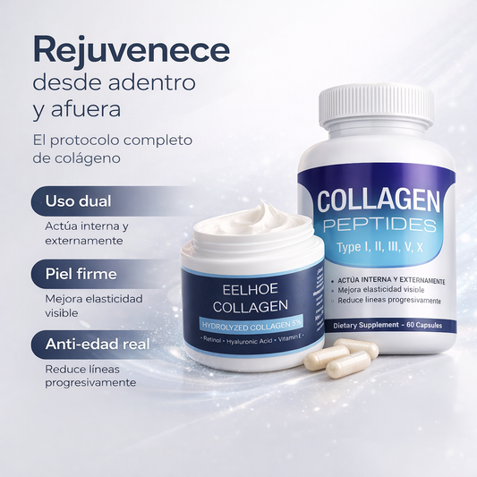 PIEL FIRME + ENERGIA . Sistema colágeno para hombres