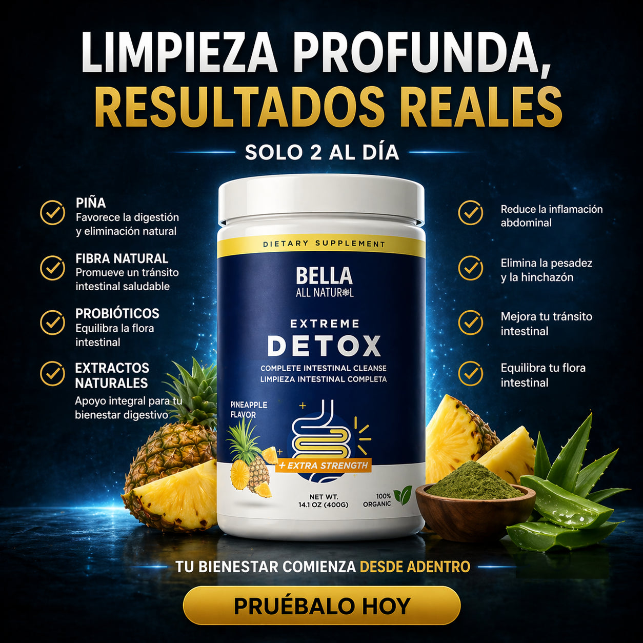 EXTREME DETOX™ Desinflama • Limpia • Renueva