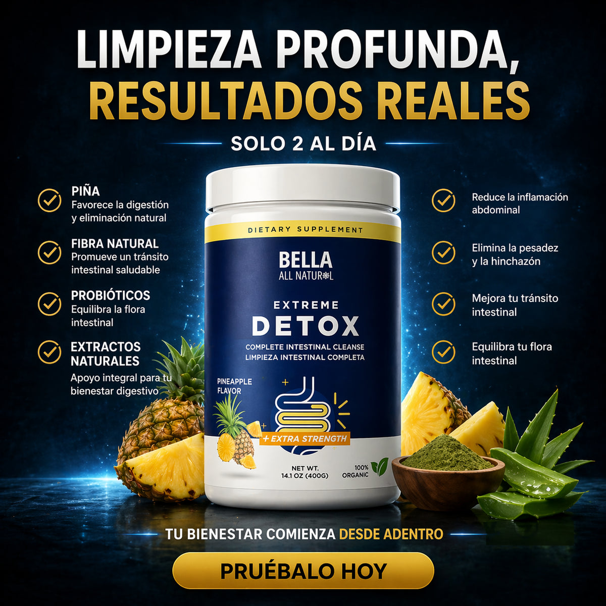 EXTREME DETOX™ Desinflama • Limpia • Renueva