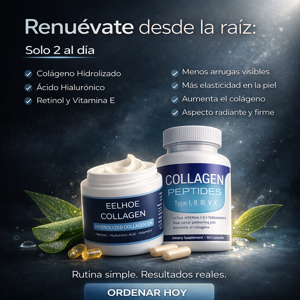 PIEL FIRME + ENERGIA . Sistema colágeno para hombres