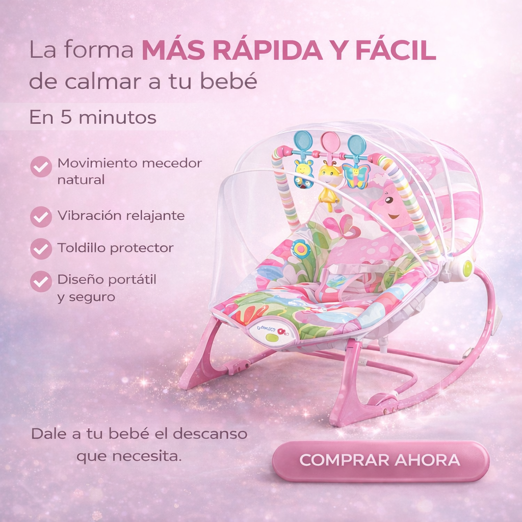 SILLA MECEDORA VIBRANTE + ENVÍO GRATIS