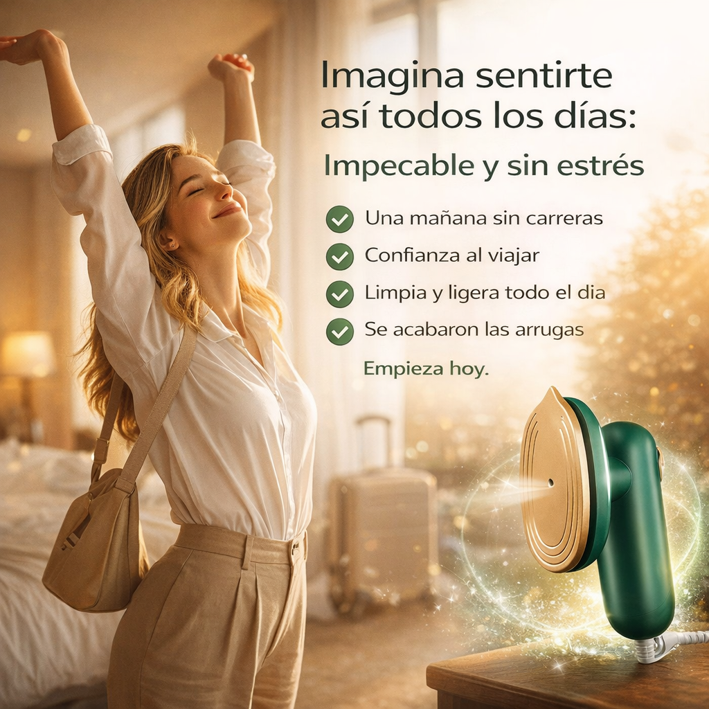PLANCHA PORTATIL PARA ROPA + ENVÍO GRATIS